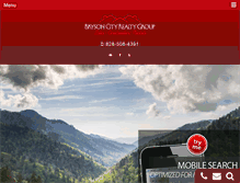 Tablet Screenshot of brysoncityrealestate.com